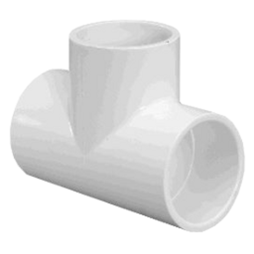 2-1/2" PVC SCH 40 Tee, Socket