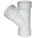 1in PVC SCH 40 Wye, Socket