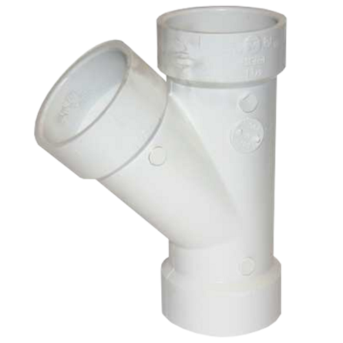 1in PVC SCH 40 Wye, Socket