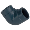3/4" PVC SCH 80 90° Elbow, Socket