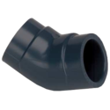 1/2" PVC SCH 80 45° Elbow, Socket