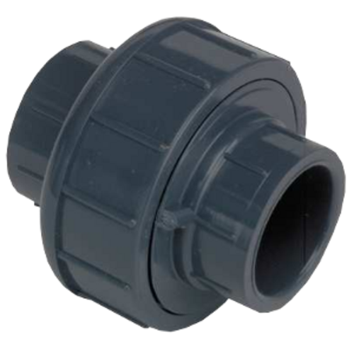 3/4" PVC SCH 80 Union, Socket
