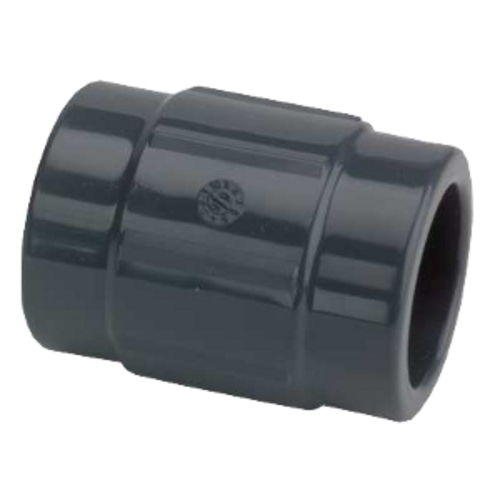 1-1/2" PVC SCH 80 Coupling, Thread