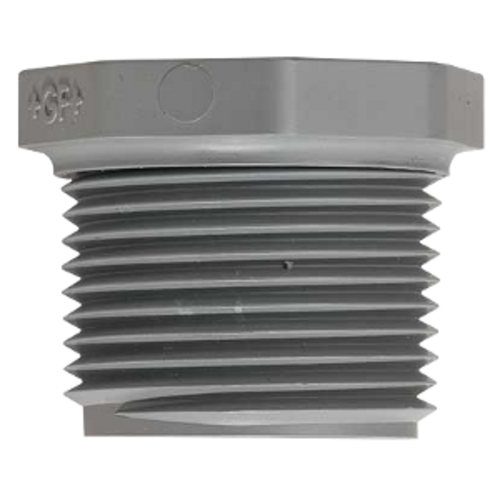 1/2" PVC SCH 80 Plug, Threaded