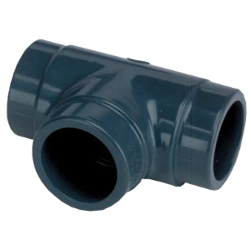3/4" PVC SCH 80 Tee, Threaded