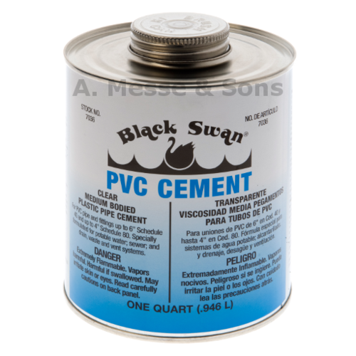 Quart PVC Cement Clear