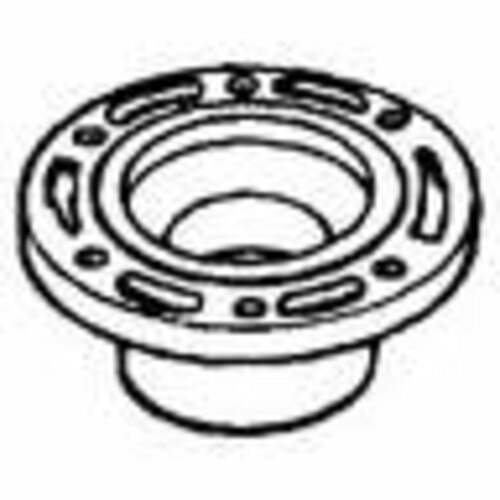 4" x 3" PVC DWV DWV Closet Collar