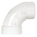 1-1/2" PVC DWV 90° Street Elbow