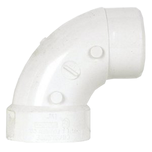 4" PVC DWV 90° Street Elbow