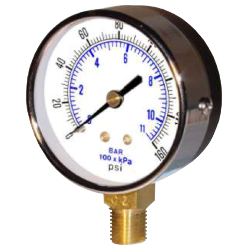 2-1/2" Utility Pressure Gauge 200