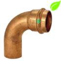Propress 90° Street Elbow, 2" FTG