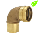 Propress 90° Street Elbow, 3" FTG