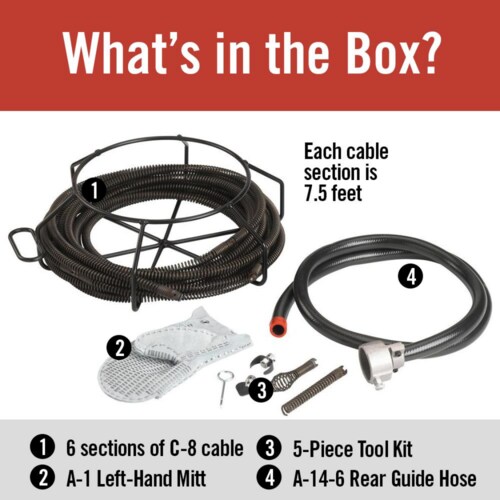 RIDGID 59365 Rodder Cable Kit