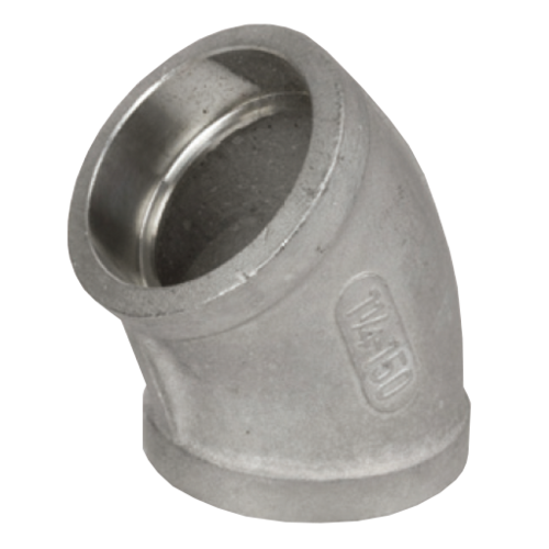 1/2" Stainless Steel 45° Elbow