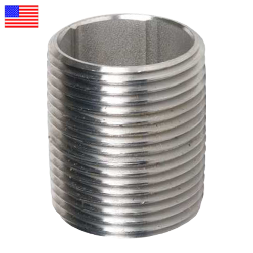 1/2" x Close Stainless Steel 304 N