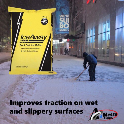 HALITE Deicing Rock Salt 50 lbs