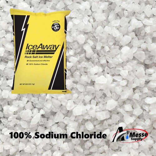 HALITE Deicing Rock Salt 50 lbs