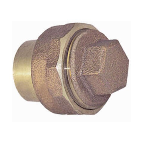 1-1/4" Copper DWV Cleanout