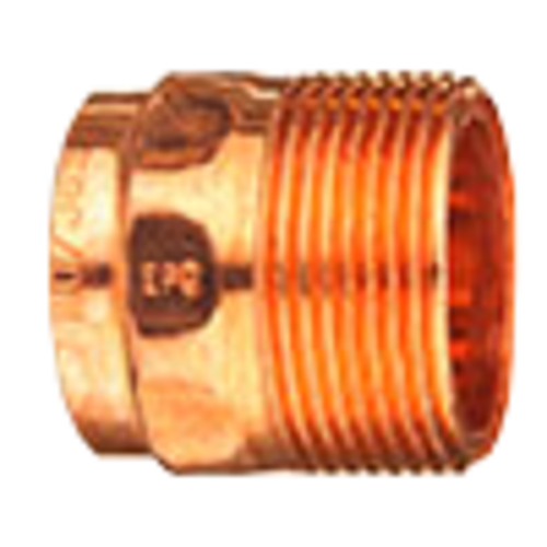 1-1/4" Copper DWV Male Pipe Adapte