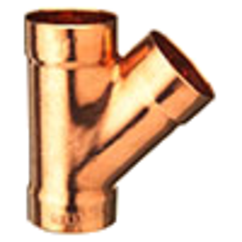 2" x 2" x 1-1/2" Copper DWV 45 Wye