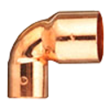 1" x 3/4" Copper 90° Elbow