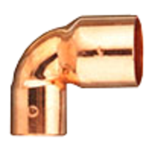 3/4" x 1/2" Copper 90° Elbow