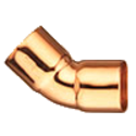 3/4" Copper 45° Elbow