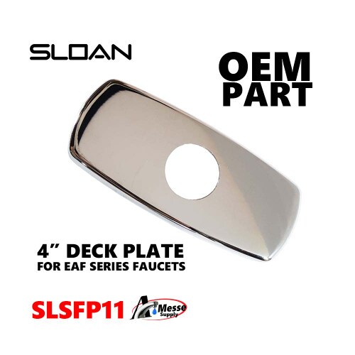 SLOAN SFP-11 4" Deck Plate Chrome