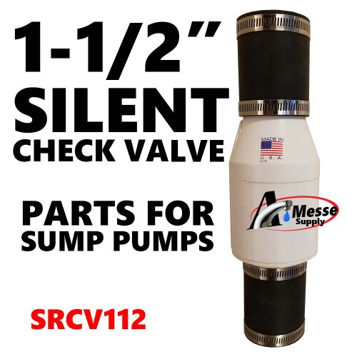 1-1/2" Silent Sump Pump Rubber Che
