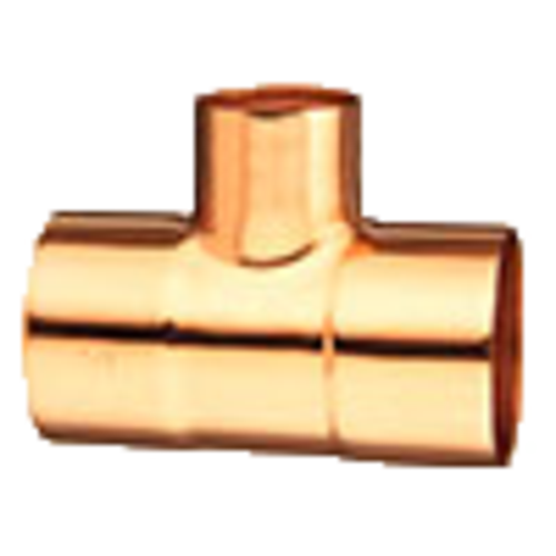 1/2" x 1/2" x 3/4" Copper Tee Redu