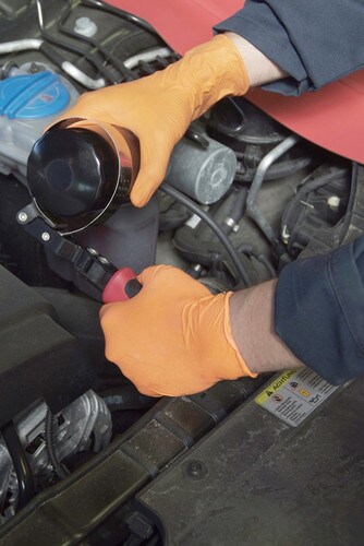 TigerGrip 8844 Orange Nitrile Glov
