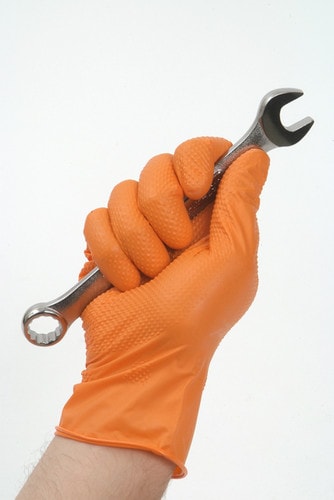TigerGrip 8844 Orange Nitrile Glov