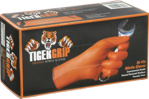 TigerGrip 8844 Orange Nitrile Glov