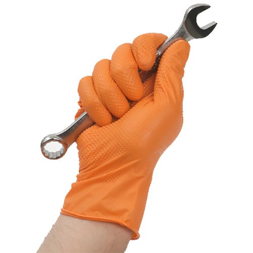 TigerGrip 8843 Orange Nitrile Glov