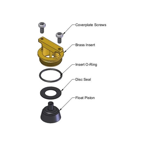 T&S BRASS B-0969-RK01, 1/2" Atmosp