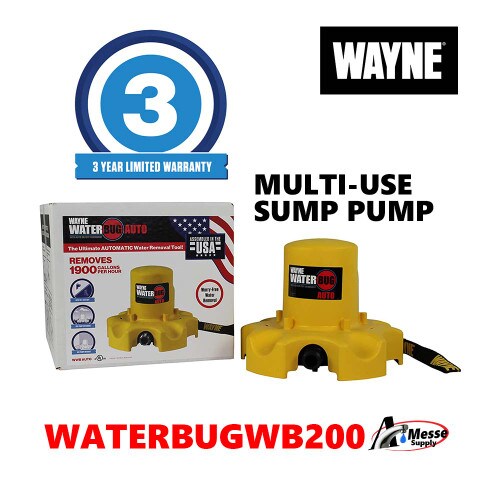 Wayne WaterBug WWB AUTO Submersibl