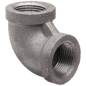 1/4" Black 90° Elbow SCH 80