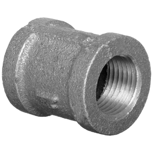 1-1/4" Black Malleable Iron Coupli
