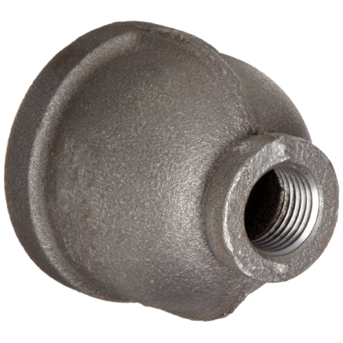 3/4" x 1/2" Black Reducer SCH 80