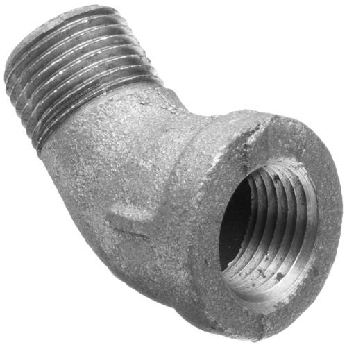 1" Black Street 45° Elbow SCH 80