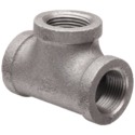 1-1/4" Black Tee SCH 80