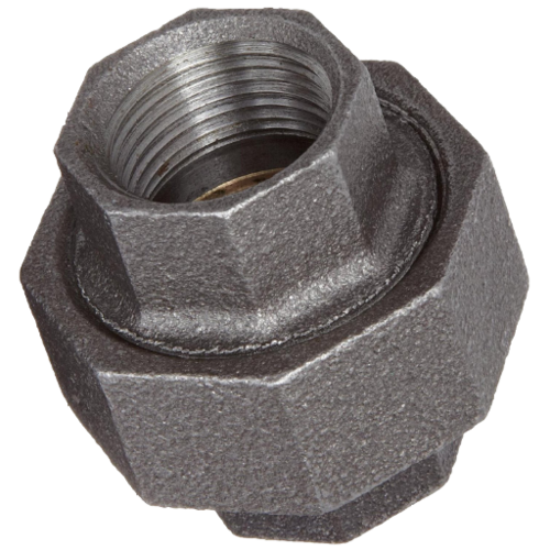 1" Black Union 300 PSI SCH 80