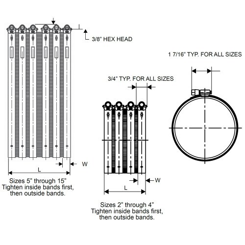 MI-FAB MI-XHUB-3 3" Heavy Duty Shi