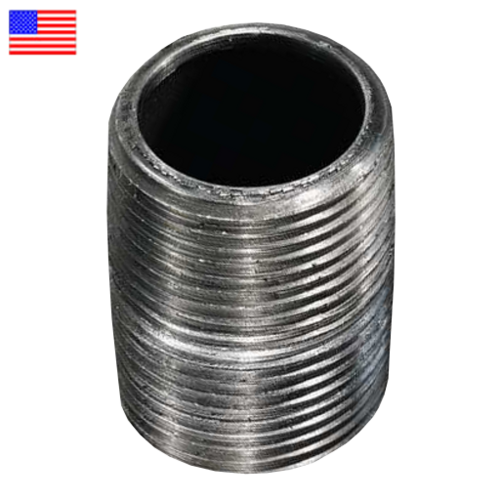 1-1/2 " x Close Seamless Steel Nip