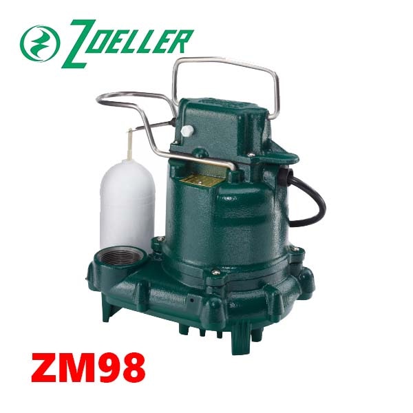 ZOELLER M98 Flow-Mate Dewatering Pump 1/2hp 1/2
